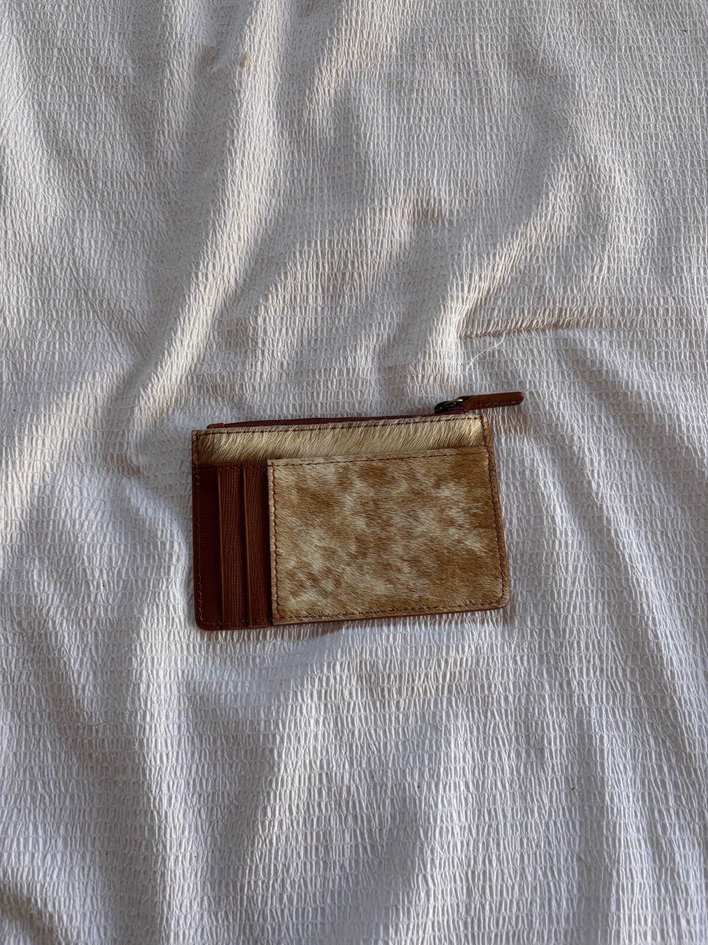 Cowhide Card Holder