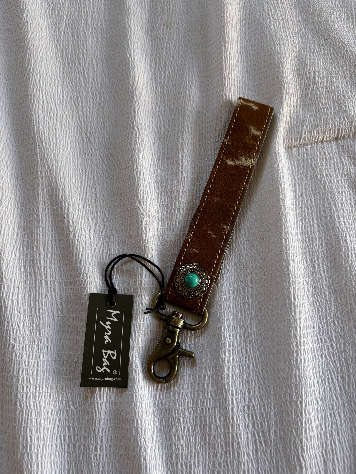 Cowhide Key Fob