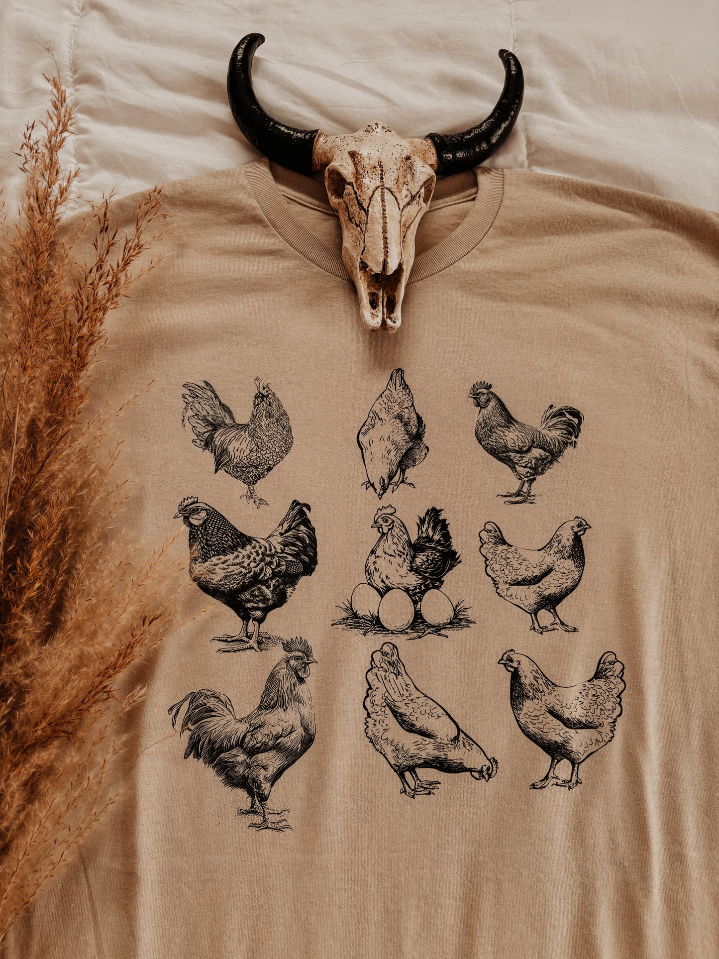Chickens Outline