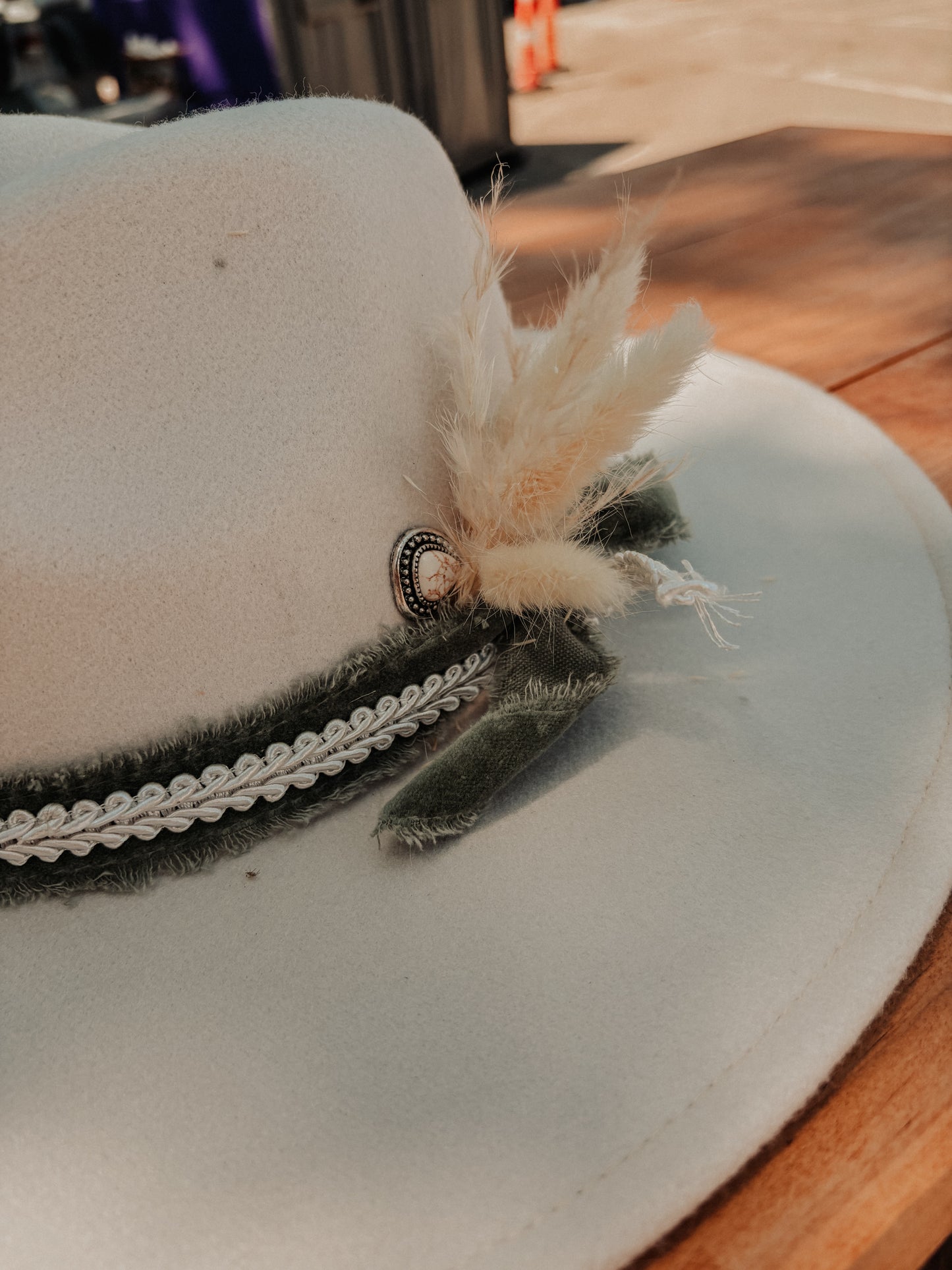 Ivory Vegan Felt Hat