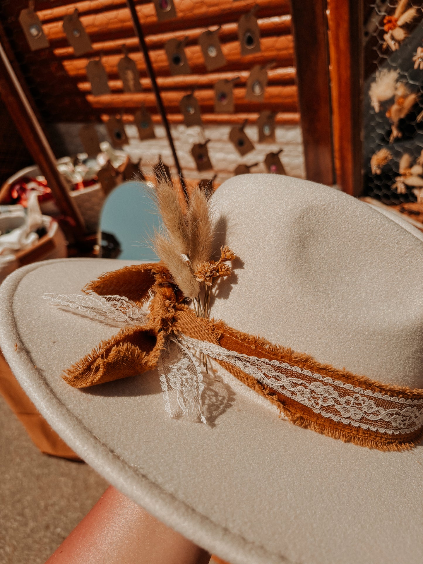 Ivory Vegan Felt Hat