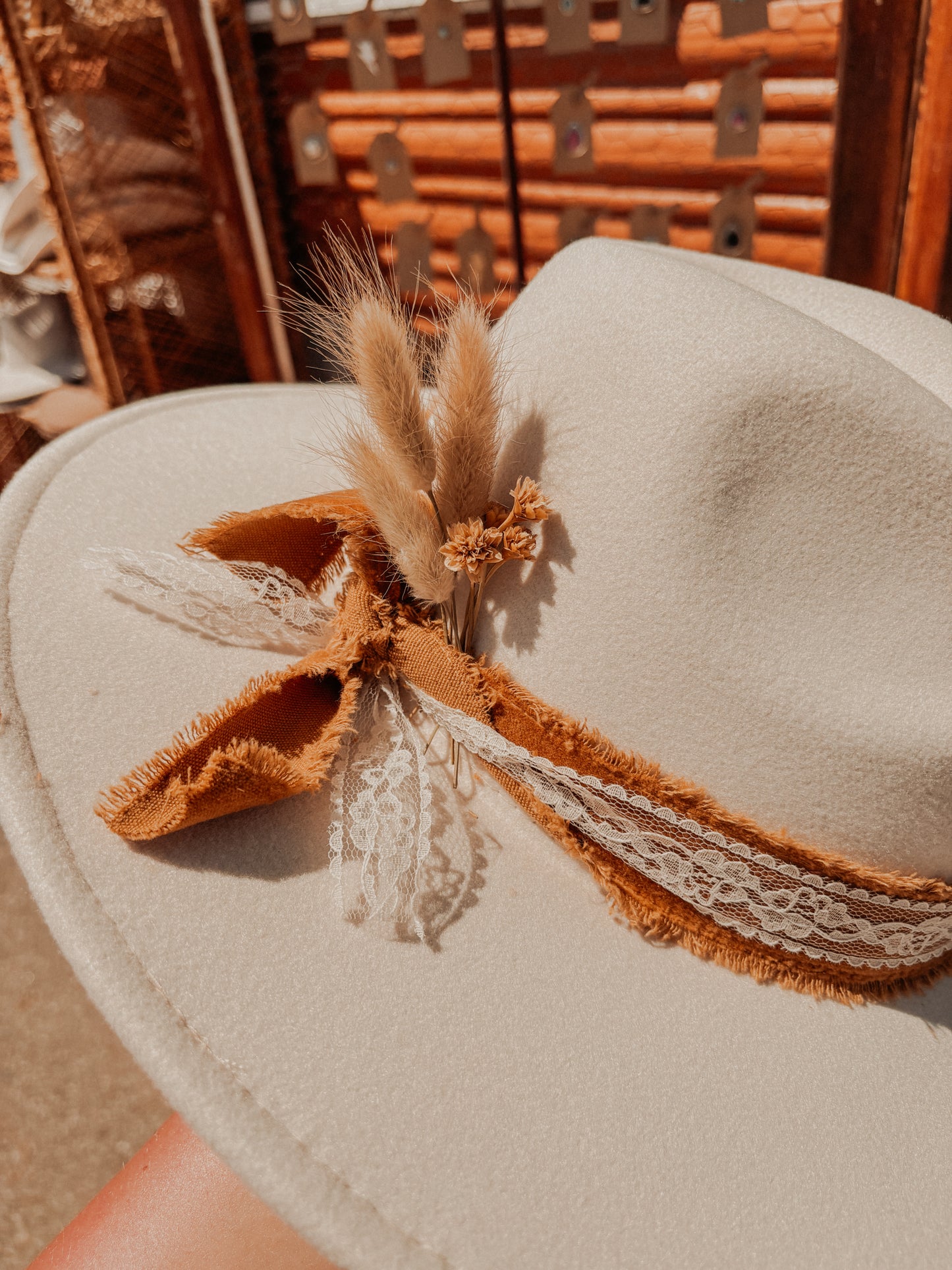 Ivory Vegan Felt Hat