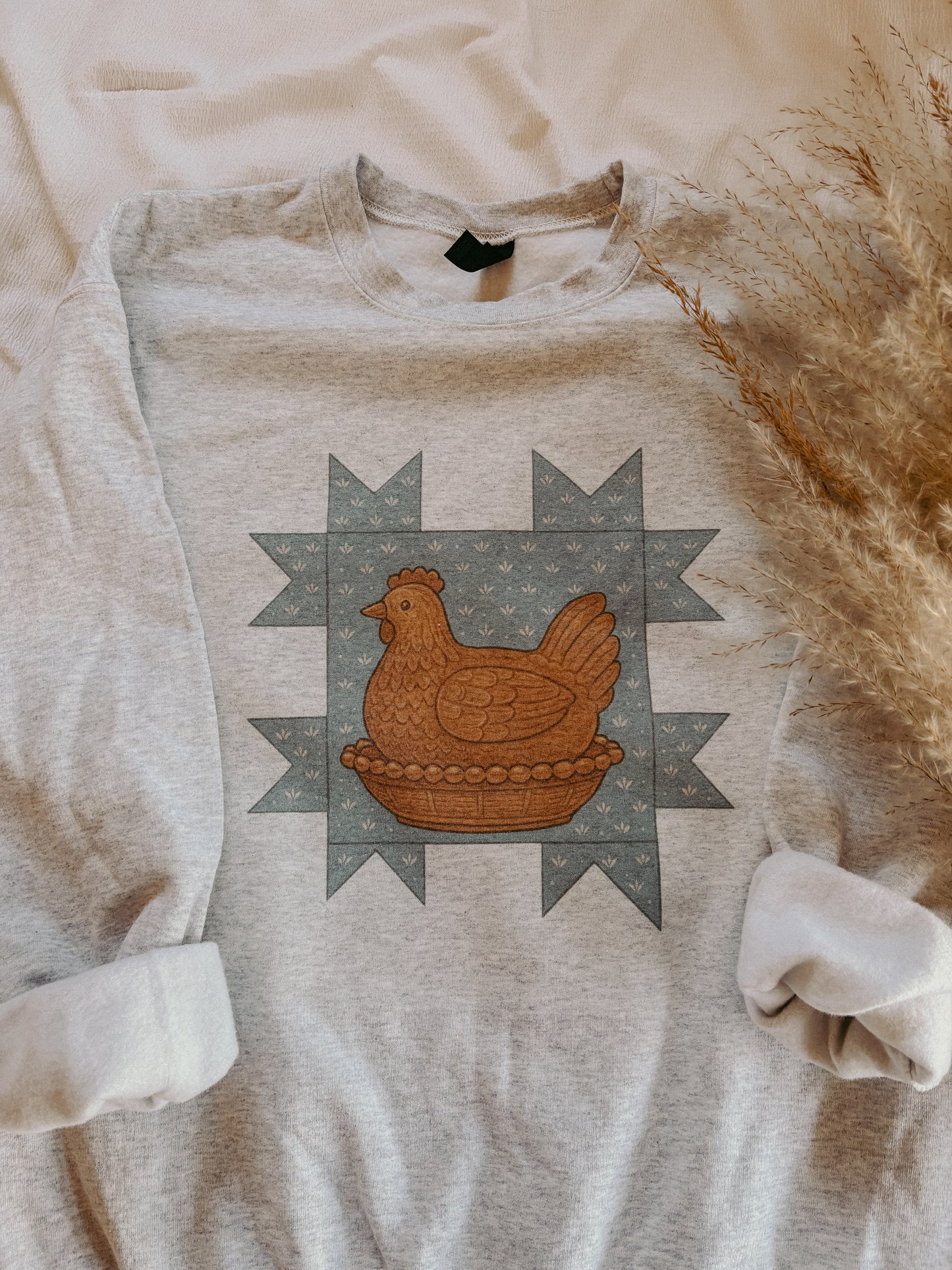 Thrifted Hen In A Nest