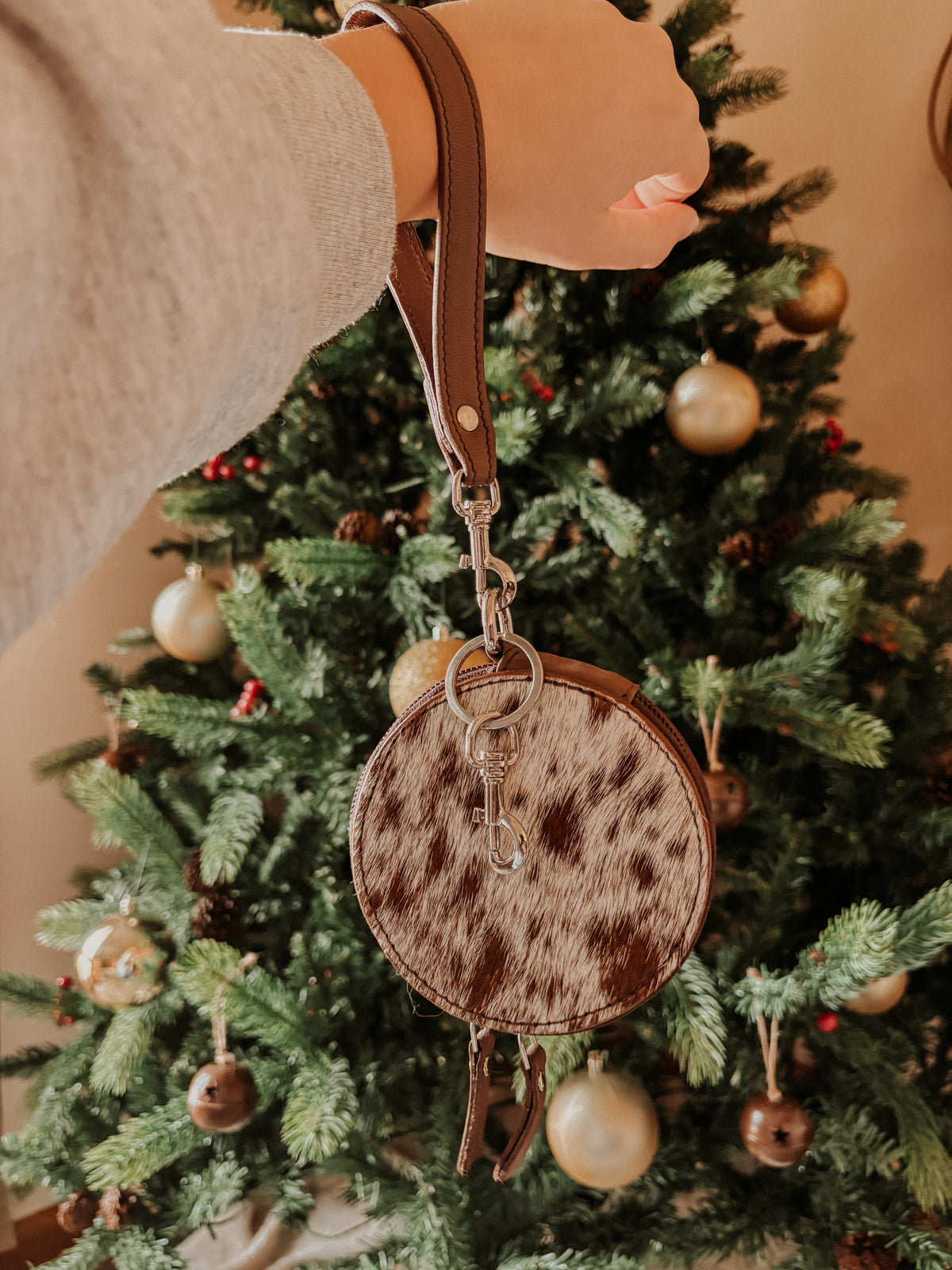 Cowhide Coin Purse