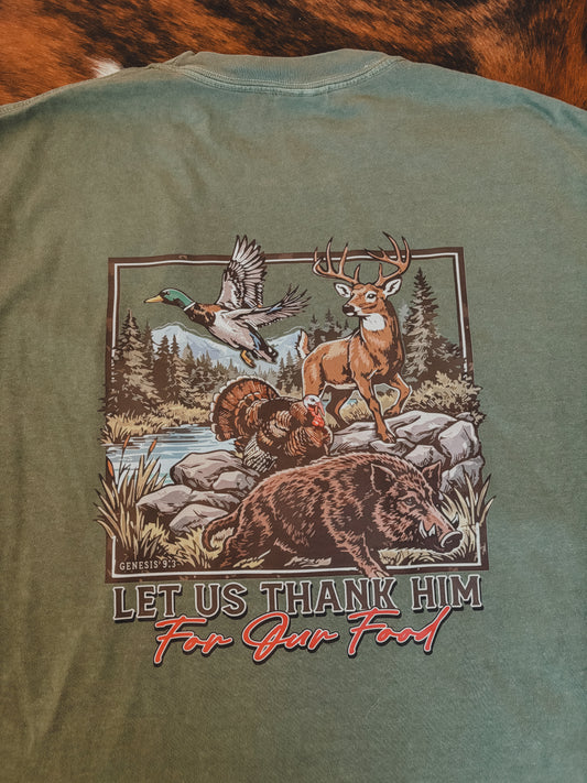 Let Us Thank Him For Our Food