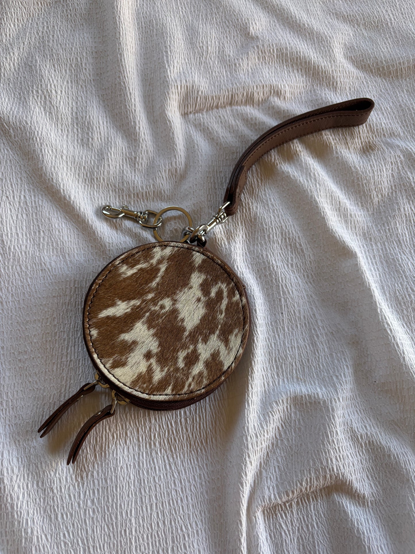Cowhide Coin Purse