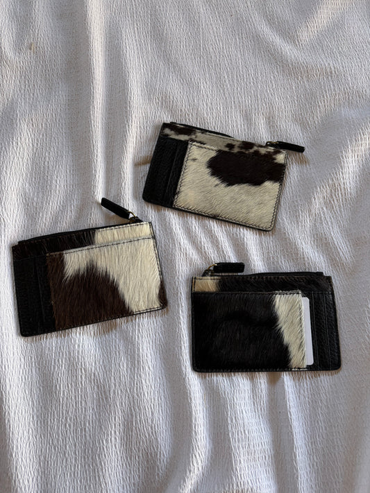 Cowhide Card Holder
