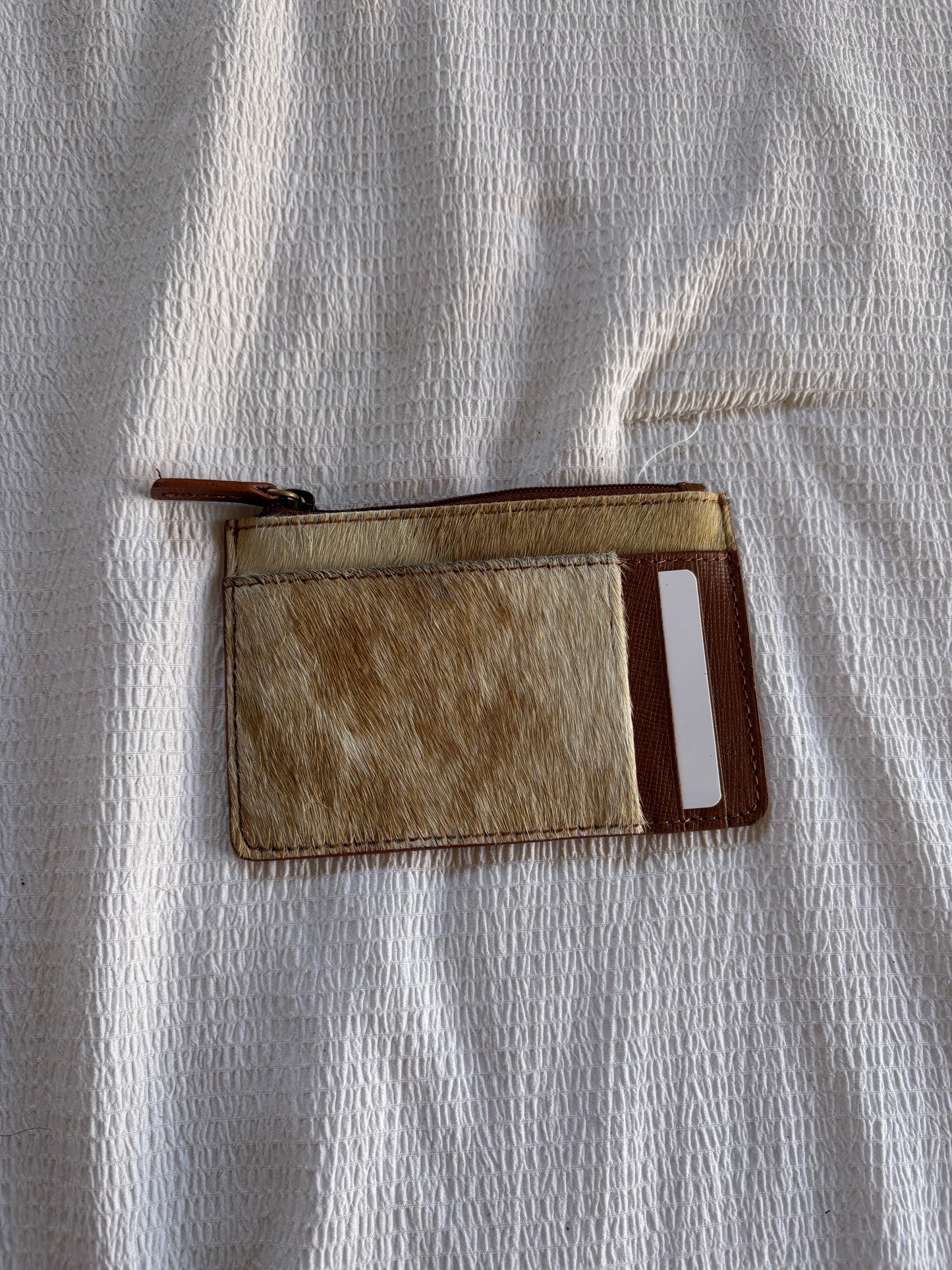 Cowhide Card Holder