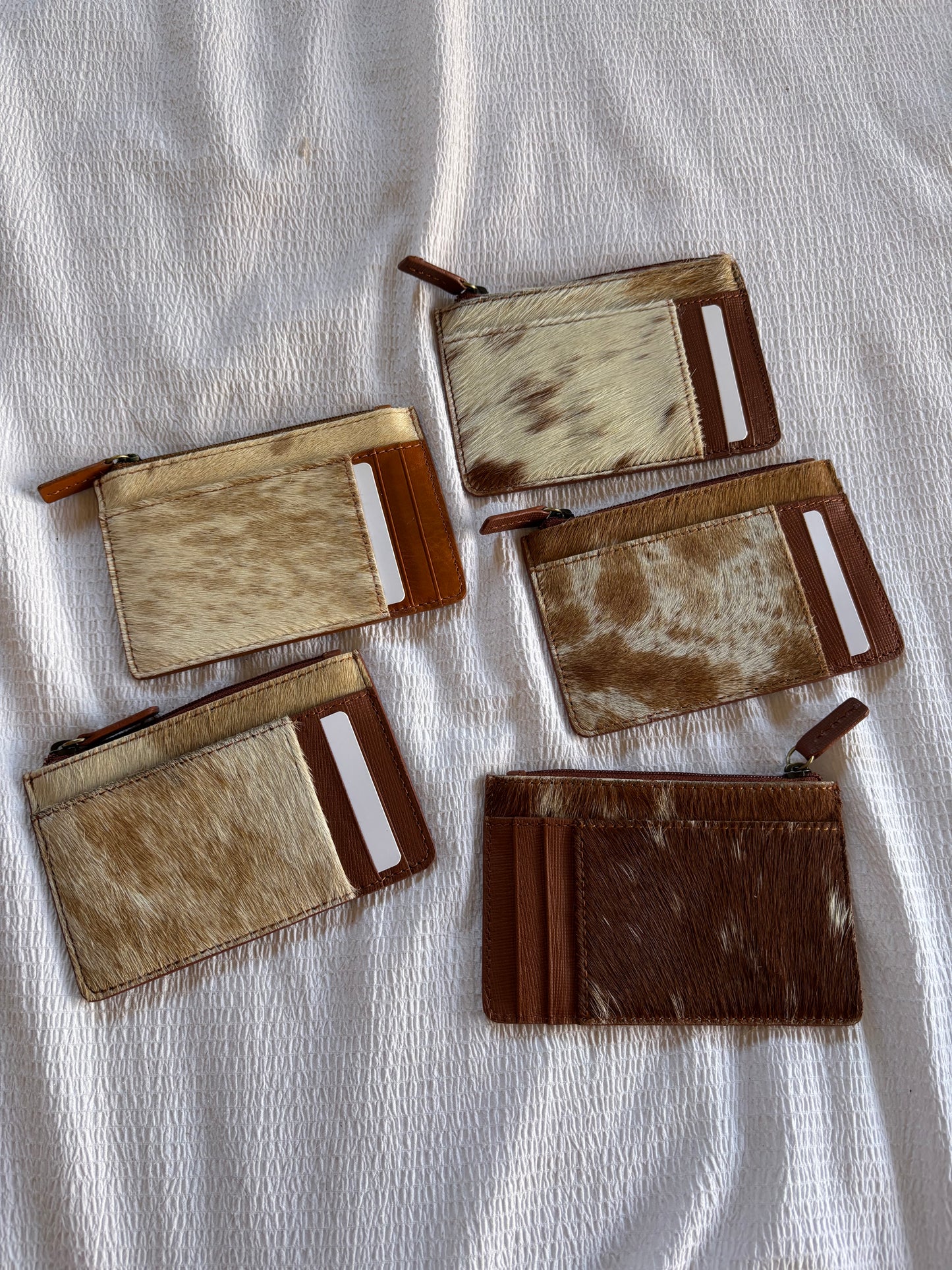 Cowhide Card Holder