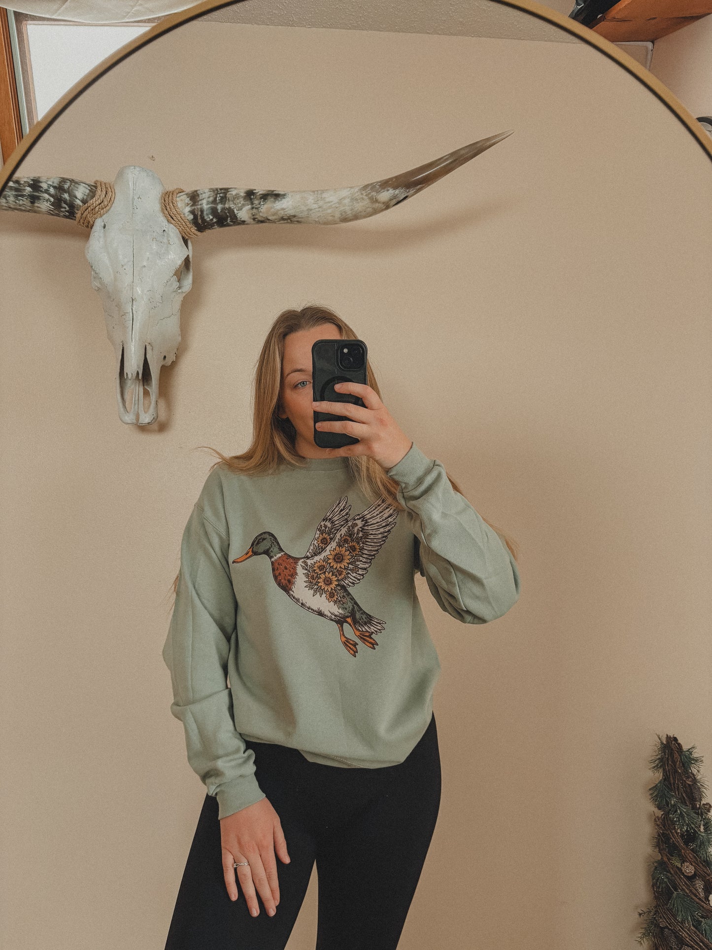Floral Winged Duck