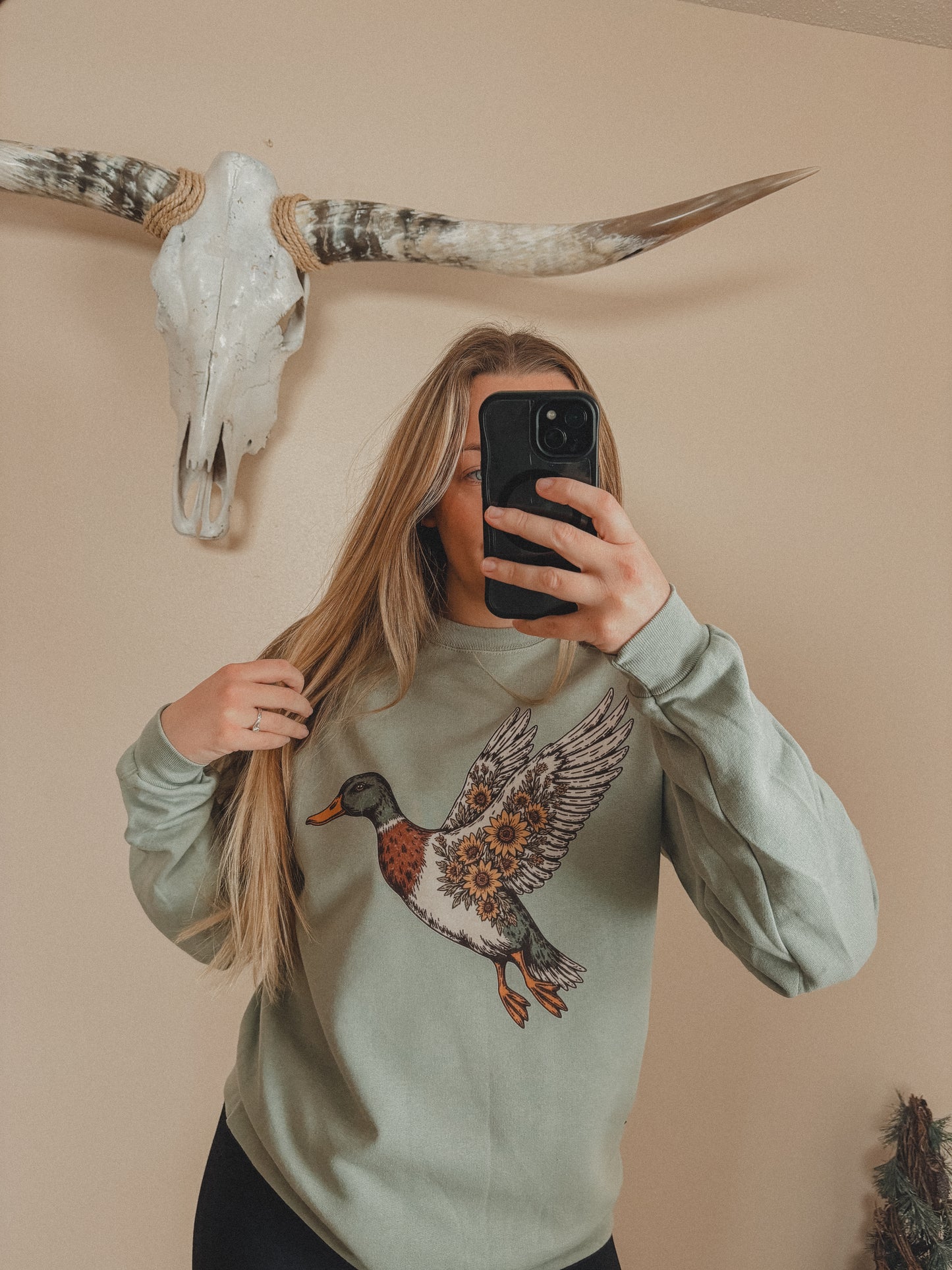 Floral Winged Duck