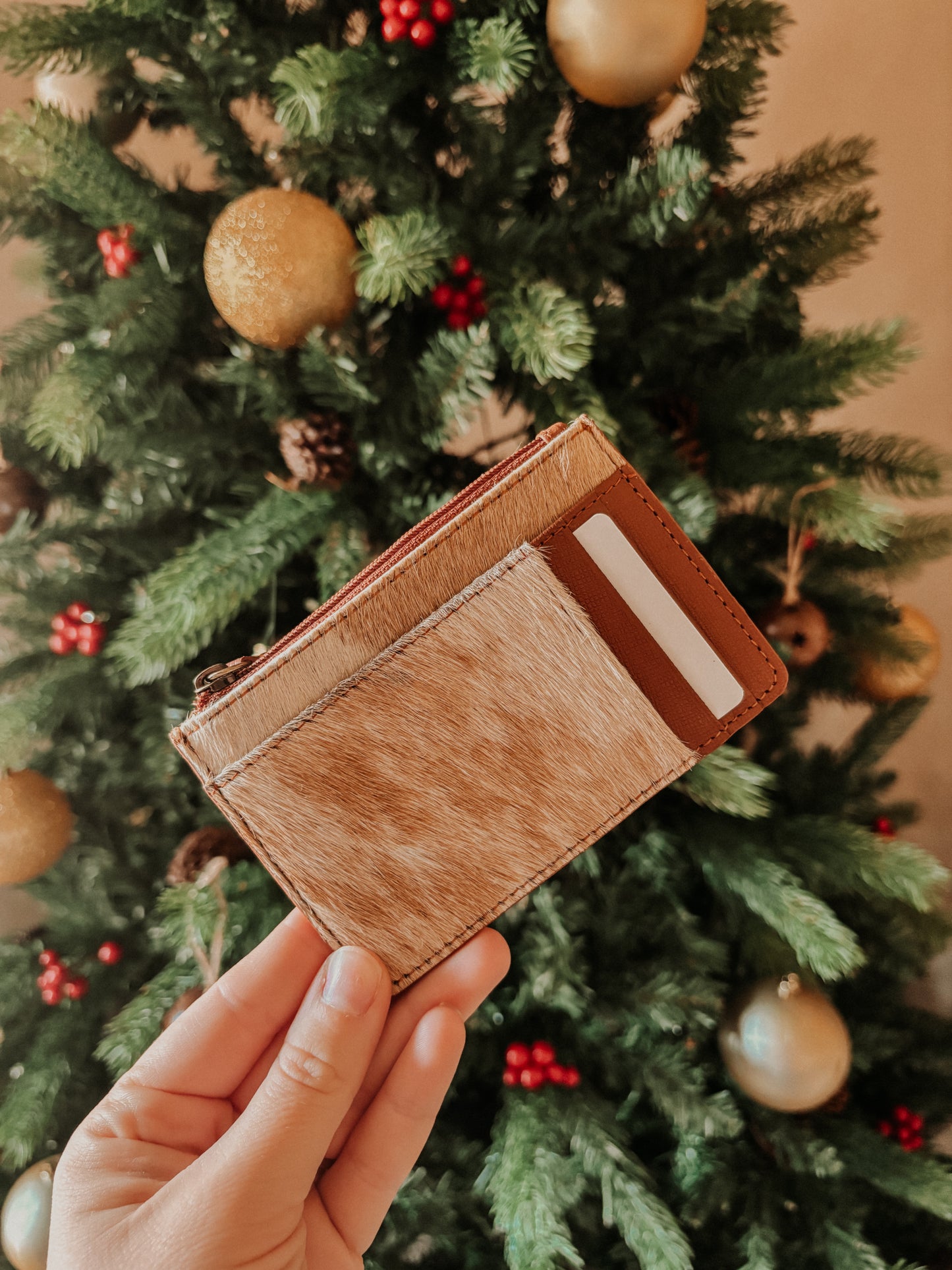 Cowhide Card Holder