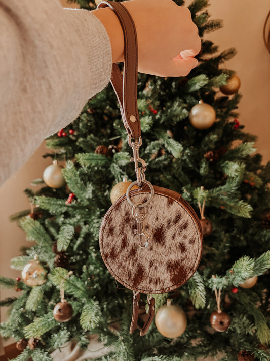 Cowhide Coin Purse